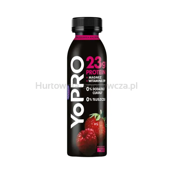 YoPRO Jogurt pitny o smaku truskawka-malina 270g