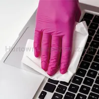Rękawice Nitrylowe Bezpudrowe Maxter, 100 Szt., Rozmiar L, Różowe - 5