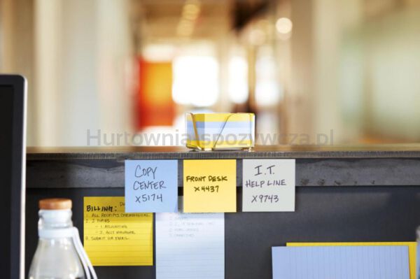 Karteczki samoprzylepne POST-IT® Super Sticky (654-6SS-NY), 76x76mm, 6x90 kart., new york - 4