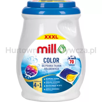 MILL l kapsułki do prania color 70szt. 3K