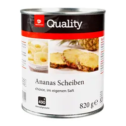 Tgq Ananas W Plastrach W Soku Ananasowym 820 G