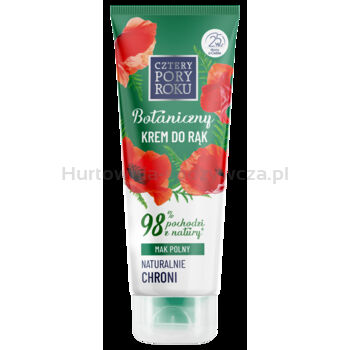 Krem do rąk Cztery Pory Roku Botaniczny Mak Polny 100ml