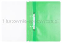 Office Products Skoroszyt, PP, A4, 2 otwory, 100/170mikr., wpinany, zielony  - 2