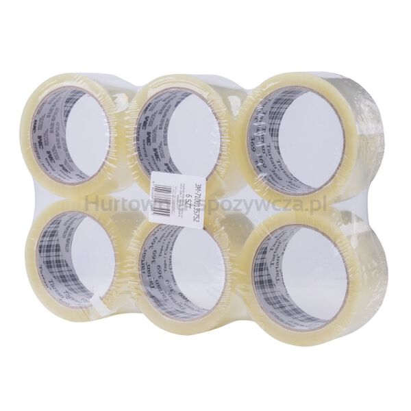 Taśma pakowa SCOTCH® Hot-melt (369), 48mm, 66m, transparentna - 7