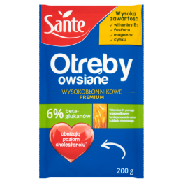 Sante Otręby Owsiane Wysokobłonnikowe 200G