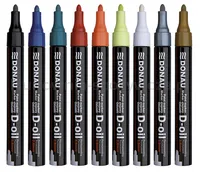 Donau Marker olejowy D-Oil, okrągły, 2,8mm, czerwony  - 3