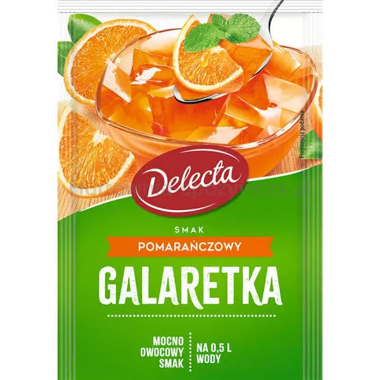 Delecta Galaretka Pomarańcza 70G