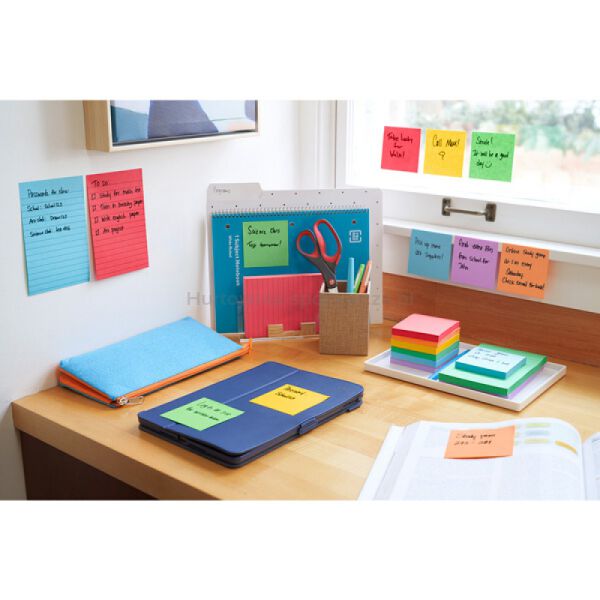 Karteczki samoprzylepne Post-it® Super Sticky, PLAYFUL, 76x127mm, 6x90 kart. - 4