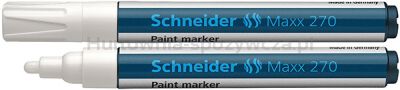 Schneider Marker olejowy Maxx 270, okrągły, 1-3mm, biały 