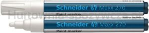 Schneider Marker olejowy Maxx 270, okrągły, 1-3mm, biały 