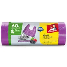 Jan Niezbędny worki HD T-shirt o zapachu owoców leśnych 60L 15szt.