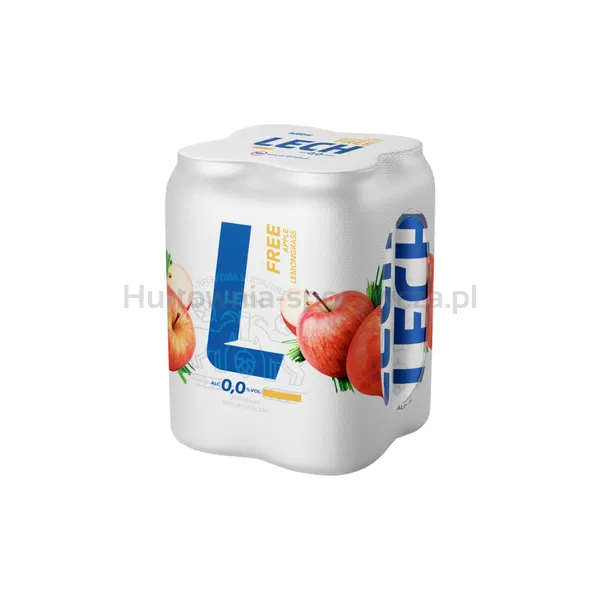 Piwo Lech Free Apple Lemongrass 0,0% puszka 500ml (w tym +0,50 zł/szt. zwrotnej kaucji)