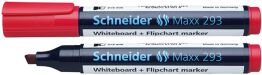 Schneider Marker do tablic Maxx 293, ścięty, 2-5mm, czerwony 