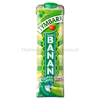 Tymbark Napój Owoce Świata Wieloowocowy Zielony Banan 1 L