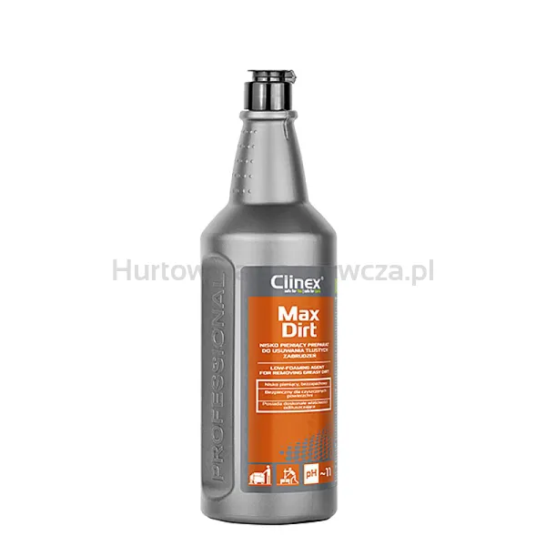 Preparat Clinex 4 Max Dirt, Do Usuwania Tłustych Zabrudzeń, 1L