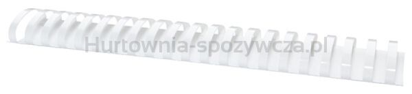 Grzbiety do bindowania OFFICE PRODUCTS, A4, 51mm (510 kartek), 50 szt., białe
