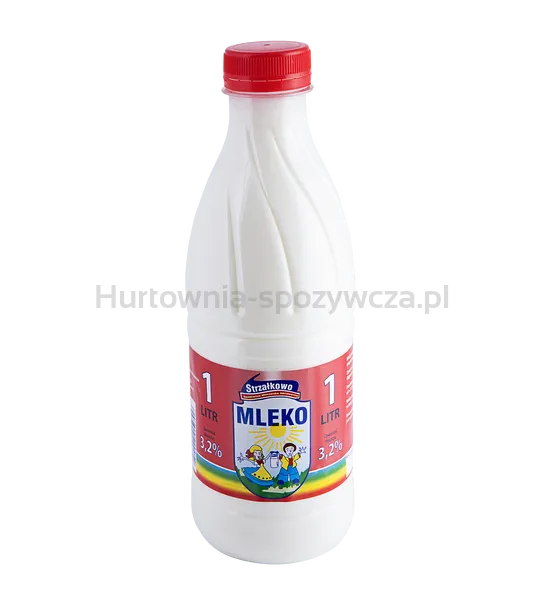 Strzałkowo Mleko 3,2% Butelka 1L