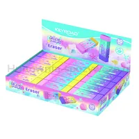 Gumka do ścierania KEYROAD, pastel, tęczowa, 50x19x10 mm, display, mix kolorów - 4