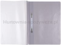 Skoroszyt OFFICE PRODUCTS, PP, A4, miękki, 100/170mikr., wpinany, szary - 2