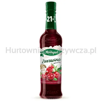 Herbapol Syrop Owocowy  Żurawina Z Wit. C, D, B6 I Cynkiem 420 Ml