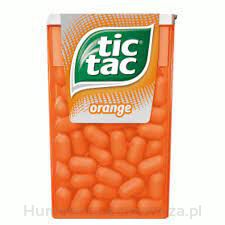 Tic Tac Orange, Drażetki O Smaku Pomarańczowym 49G