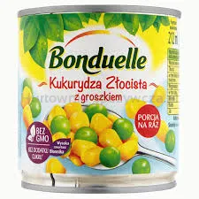 Bonduelle Kukurydza Złocista Z Groszkiem 212Ml