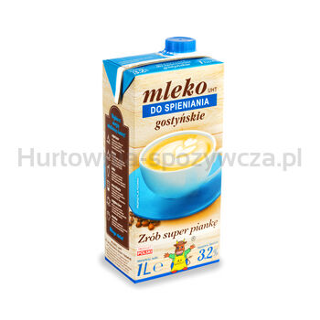 Spółdzielnia Mleczarska w Gostyniu. Mleko UHT do spieniania gostyńskie 3,2% 1 litr