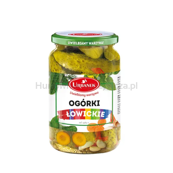 Urbanek Ogórki łowickie 680g/380g 