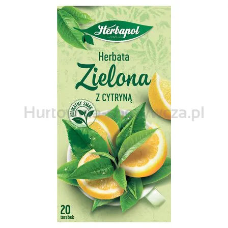 Herbapol Herbata Zielona Z Cytryną (20 Torebek X 1,7G) 34G