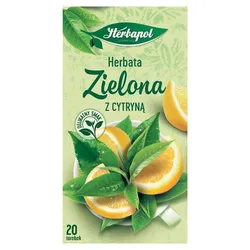 Herbapol Herbata Zielona Z Cytryną (20 Torebek X 1,7G) 34G