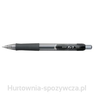 Długopis Automatyczny Żelowy Penac Fx7 0,7Mm, Czarny