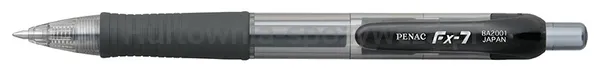 Penac Długopis Automatyczny Żelowy Fx7 0,7Mm, Czarny 