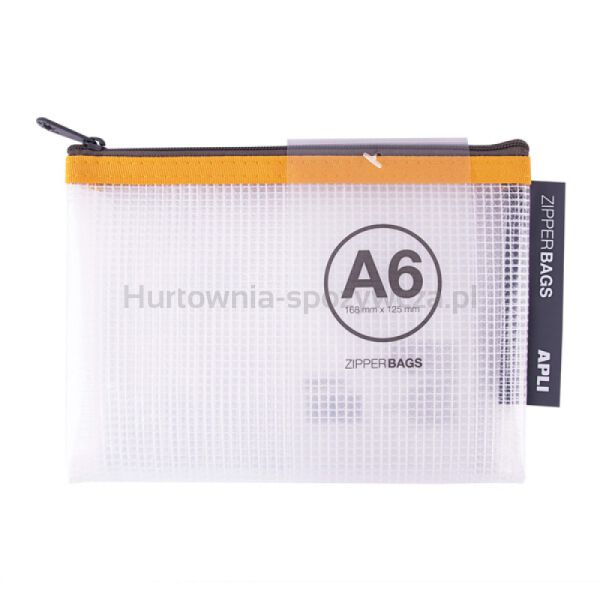 Torebka APLI Zipper Bag, A6, 168x125 mm, mix kolorów - 2
