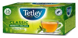Tetley Herbata Classic, zielona, 25 torebek
