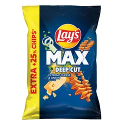 Lay'S Max Deep-Cut Extreme Cheese &Amp; Onion 150 G