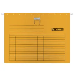 Donau Teczka zawieszkowa z wąsem, A4, 230gsm, pomarańczowa 