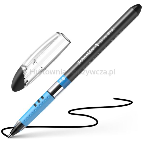 Schneider Długopis Slider Basic, XB, czarny  - 4