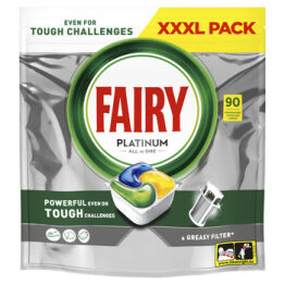 Fairy Platinum All In One Kapsułki do zmywarki Cytryna 90 szt.