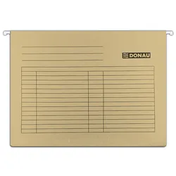 Teczka zawieszkowa DONAU, A4, 230gsm, brązowa