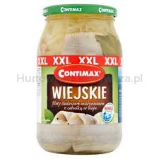 Contimax Wiejskie Filety Śledziowe Z Cebulką W Oleju 900G