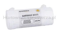 Worki na śmieci DONAU HOME, łazienkowe (HDPE), 20l, 40 szt., białe - 4