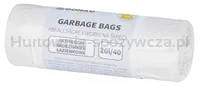 Worki na śmieci DONAU HOME, łazienkowe (HDPE), 20l, 40 szt., białe - 2