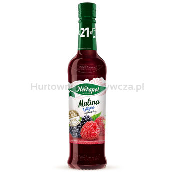 Herbapol Syrop Owocowy  Malina Z Jeżyną Z Wit. C, D, B6 I Cynkiem 420Ml
