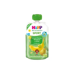 Hipp Sport Gruszki-Banany-Winogrona Z Owsem Bio, Po 1. Roku, 120 G