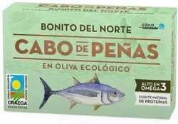 Tuńczyk bonito w ekologicznej oliwie z oliwek 111 g