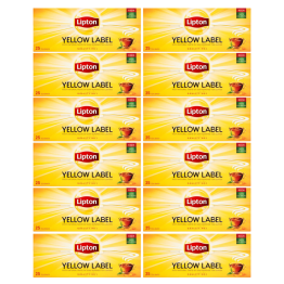 Lipton Herbata Yellow Label 25 Torebek x 16 sztuk