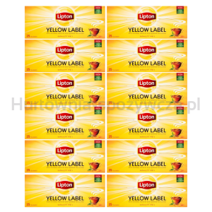 Lipton Herbata Yellow Label 25 Torebek