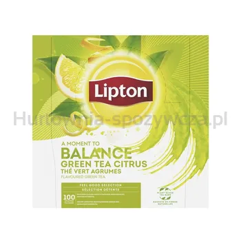Lipton Classic Green Tea Citrus 100 kopert x1,3g