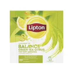 Lipton Classic Green Tea Citrus 100 kopert x1,3g