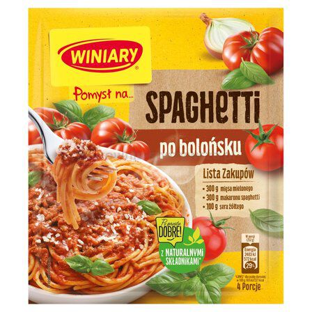 Winiary Pomysł Na... Makaron Spaghetti Po Bolońsku 44G